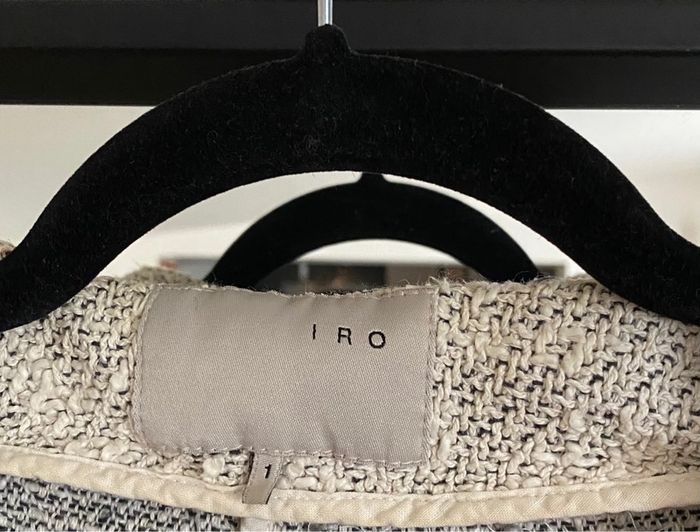 Veste Tweed Style Usée  Taille 36 IRO - photo numéro 8