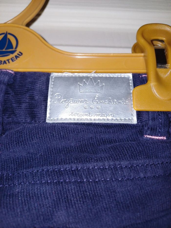 Pantalon velours sergent major 8 ans - photo numéro 5