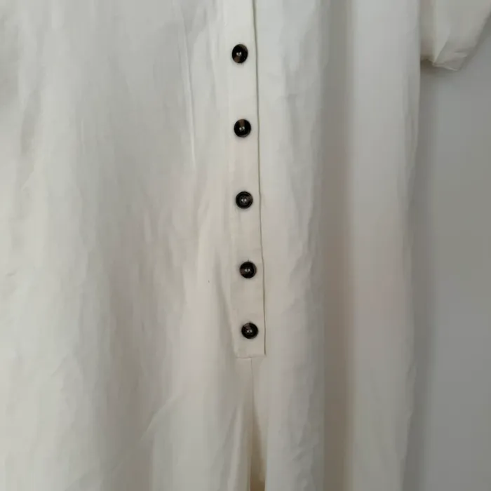 Combinaison Blanche Fluide Mango Taille L - photo numéro 5
