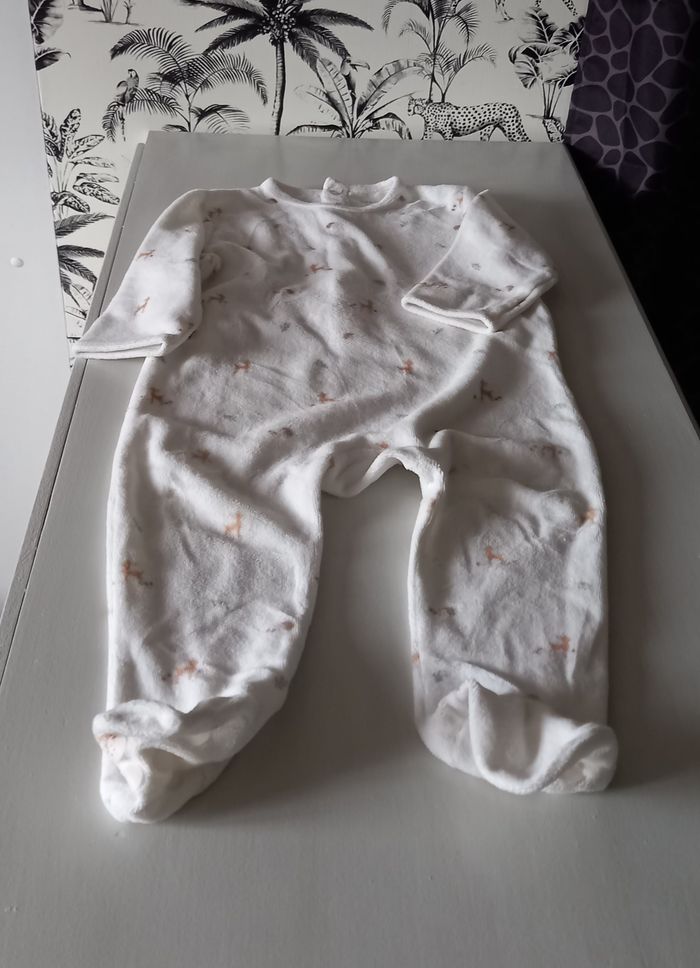 Pyjama blanc Kiabi 18 mois - photo numéro 3