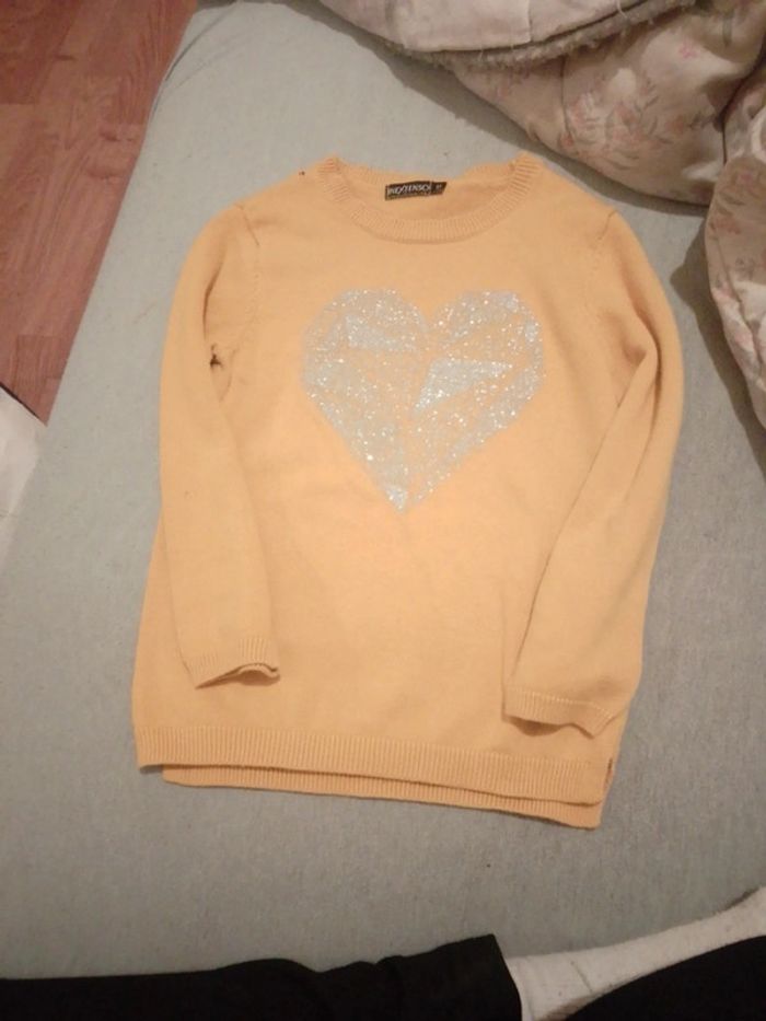 Pull avec coeur