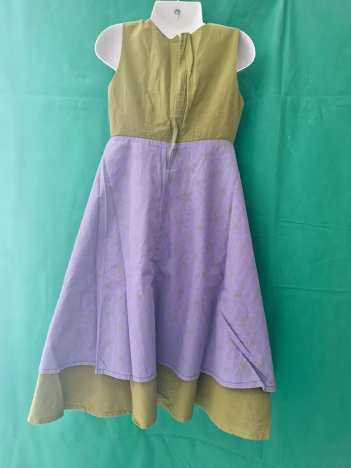 Robe fille bicolore 6 ans Sans marque - photo numéro 4