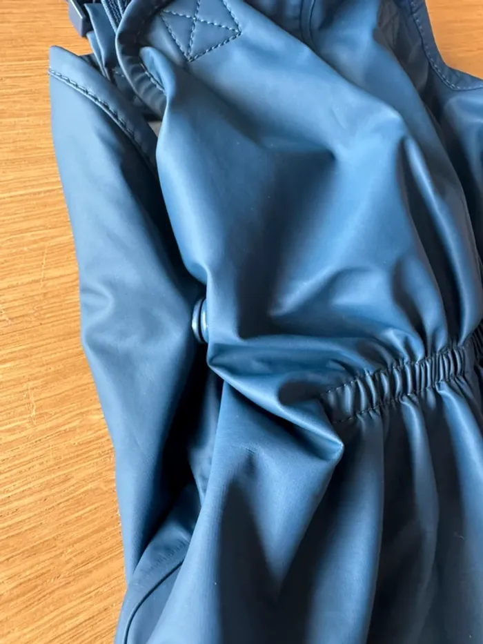 Ensemble 3 pièces veste imperméable + polaire + salopette bleu marine/rose - Taille 2/3 Ans - photo numéro 19