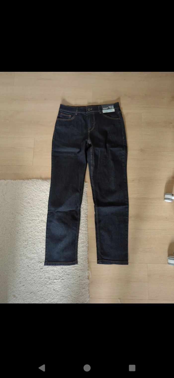 Jeans homme neuf w32 l32 bleu denim