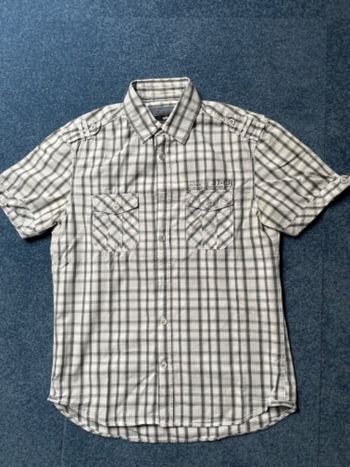 Chemise manches courtes à rayures