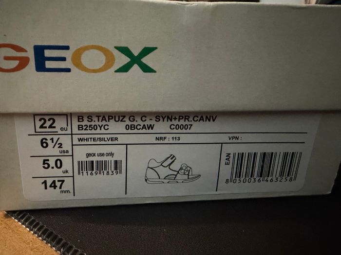 Geox été fille 22