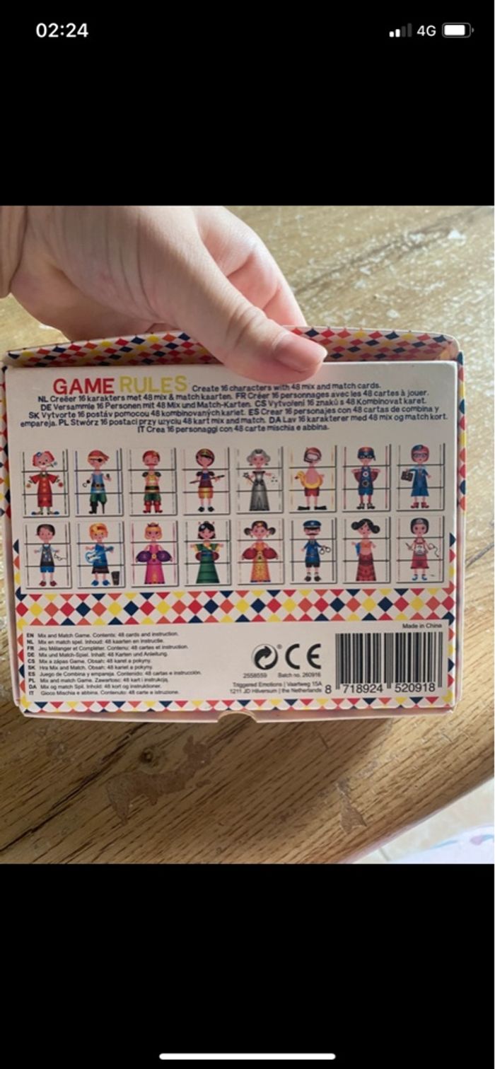 Jeux de société mix & mach game - photo numéro 3