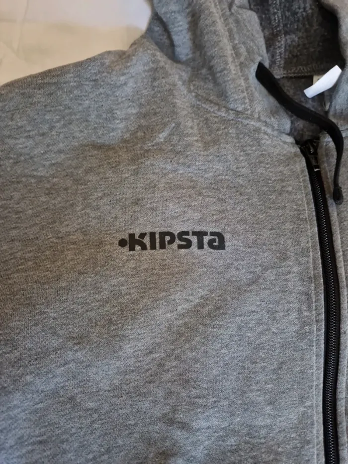 Sweat à capuche gris kipsta - photo numéro 3