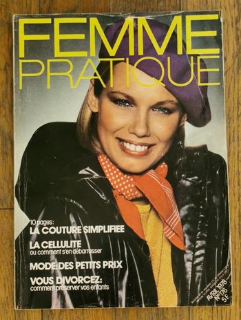 Ancien magazine femme pratique fin années 70 Vintage