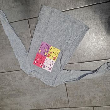 Tee-shirt manche longue vertbaudet gris 6 ans