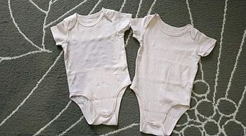 Lot 2 bodies manches courtes 12 mois