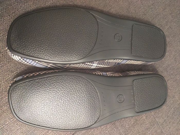 Chaussons homme T 42 neufs carreaux bleu - photo numéro 12