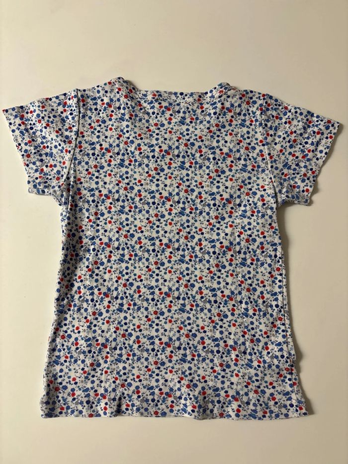 T-shirt fleuri MC - photo numéro 3