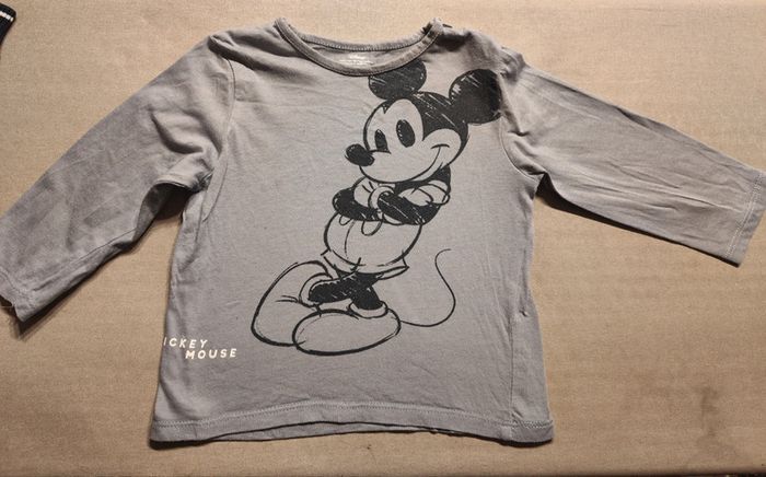 Tee-shirt longues manches 18 mois Mickey