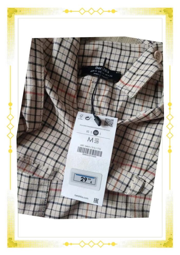 Robe à carreaux Bershka - photo numéro 6