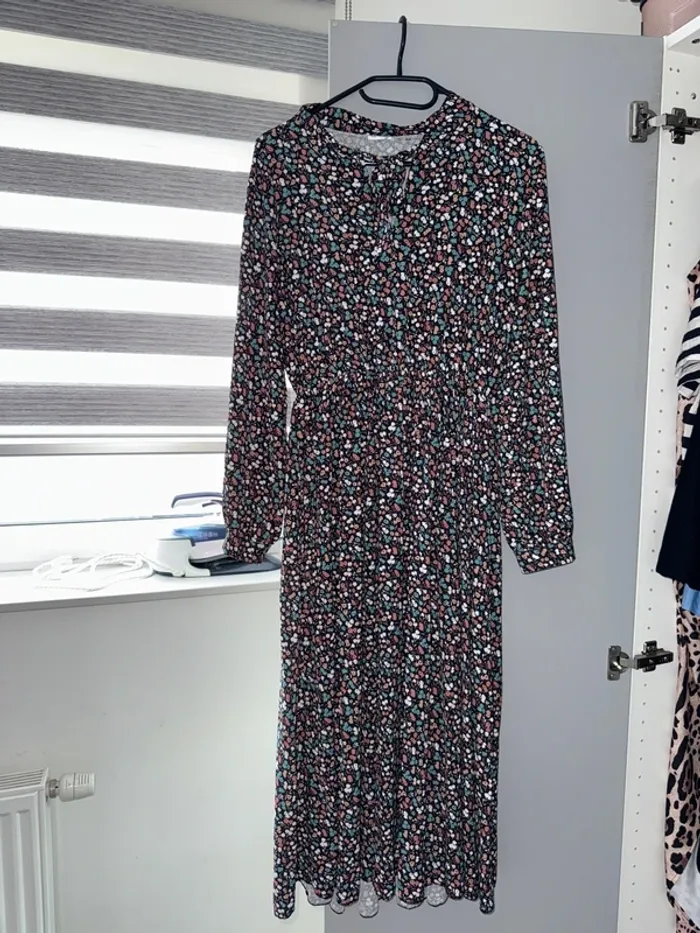 Robe d’été manche longue fluide taille 42
