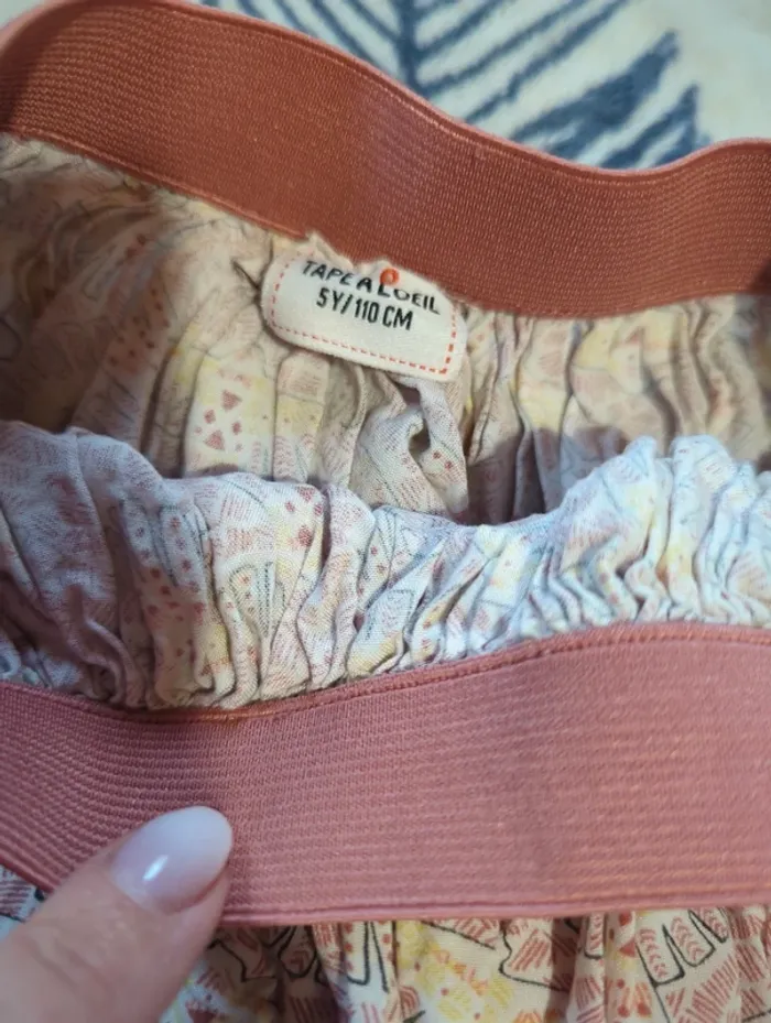 Jupe volantée motifs oiseaux - photo numéro 4