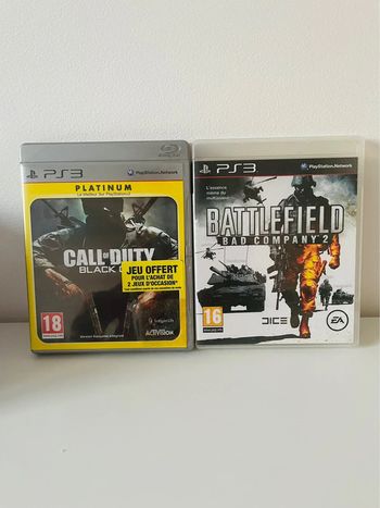 Call of duty et battlefield ps3