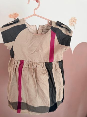 Robe burberry 2 ans authentique 
