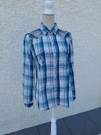 Chemise carreaux femme Tommy Hilfiger t. L