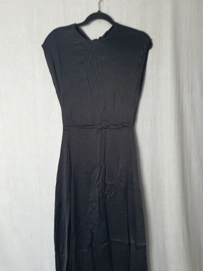 Robe longue noire mango - photo numéro 2