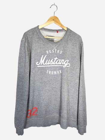 Sweat Mustang Gris Homme - Taille L