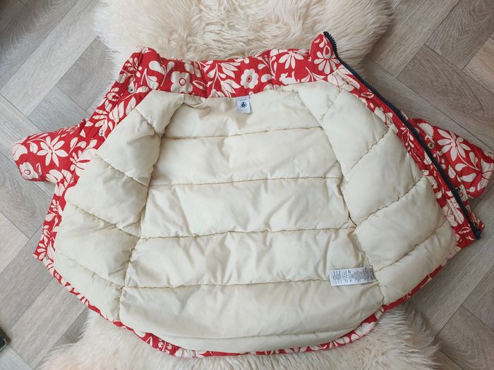 Doudoune mi-longue Petit Bateau imprimée 4 ans - photo numéro 4