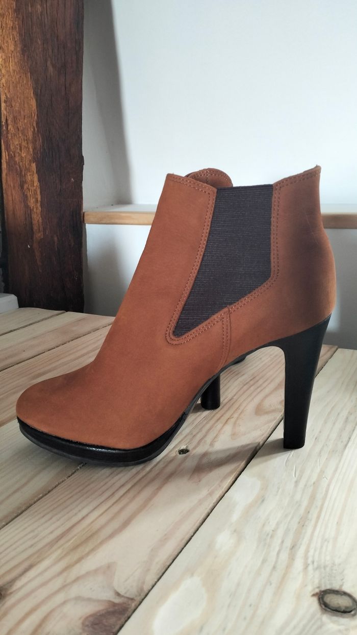 Bottines marron Minelli - photo numéro 3