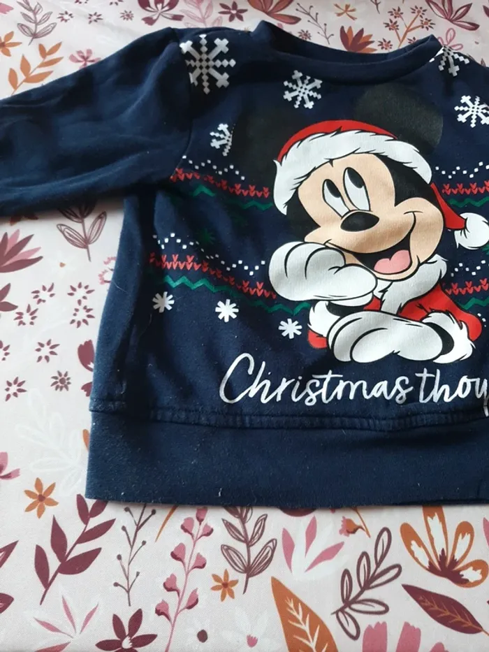Pull de Noël mickey 3 ans - photo numéro 2
