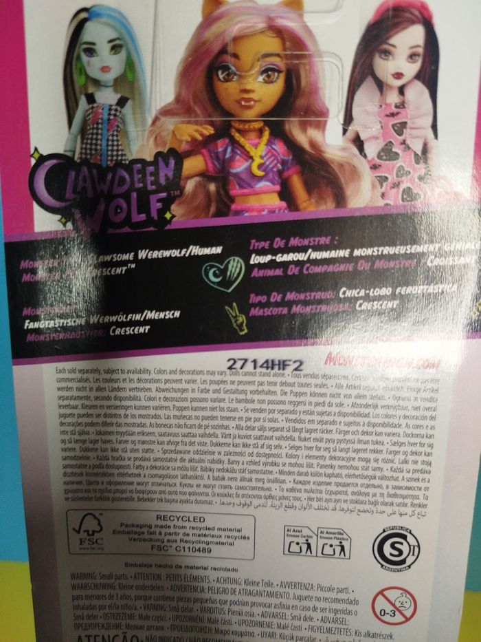 Monster High - Clawdeen Wolf - photo numéro 6
