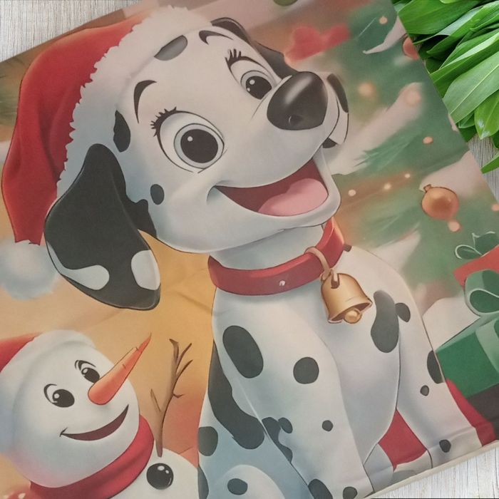 Housse de coussin noel dalmatiens - photo numéro 2