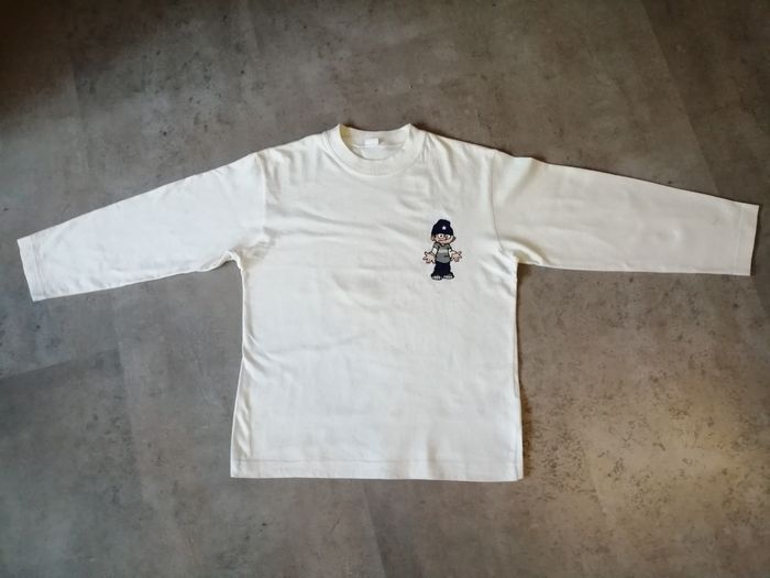 T shirt blanc cassé 10 ans 3 SUISSES neuf - photo numéro 2