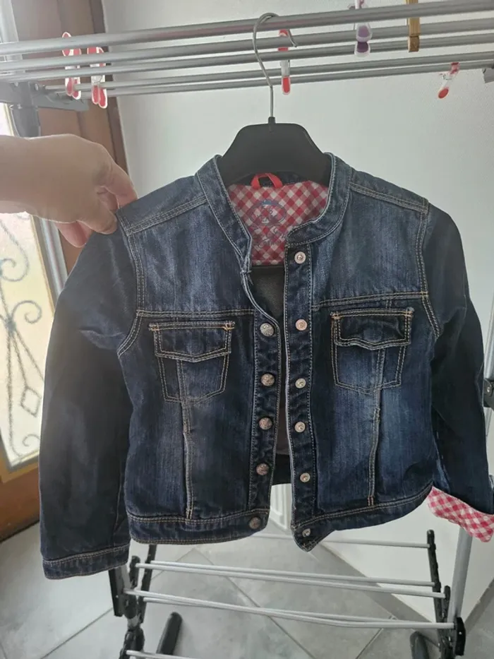 Veste en jean taille 5/6ans - photo numéro 4