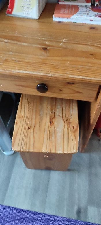 tabouret en bois massif pour bureau ou appoint