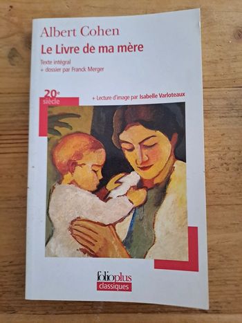 Livre Le Livre de ma mère, Albert Cohen