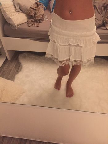 Jupe blanche taille S