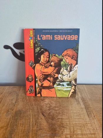 Livre enfant j'aime lire l'ami sauvage
