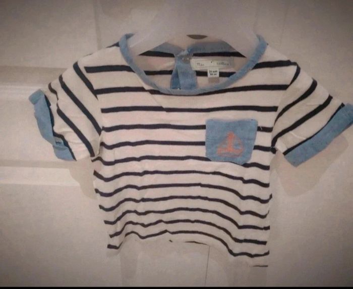 T shirt garçon mes petits cailloux 18 mois