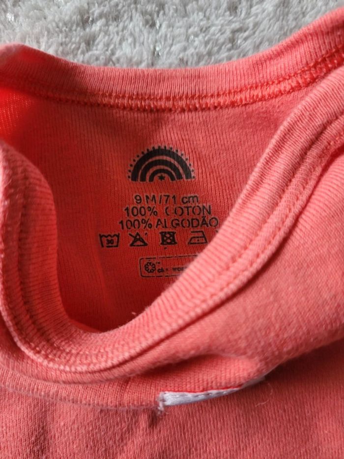 Lot de 3 bodies 9 mois 71 cm - photo numéro 7