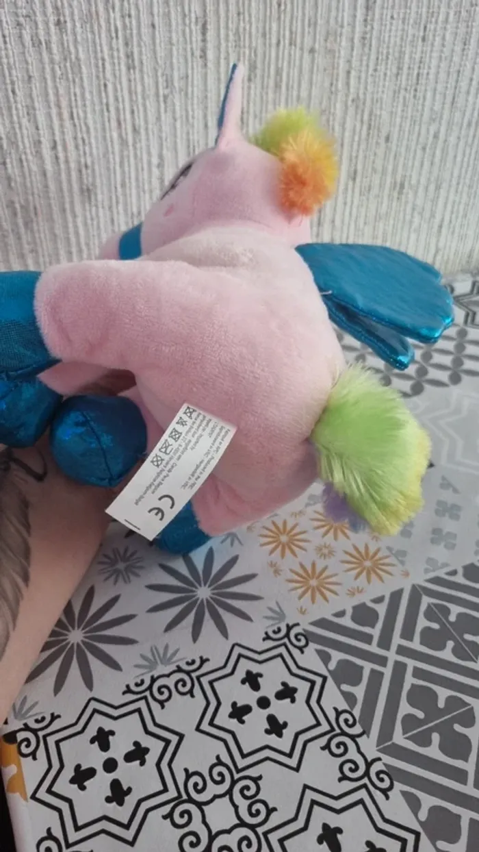 Peluche licorne rose - photo numéro 10