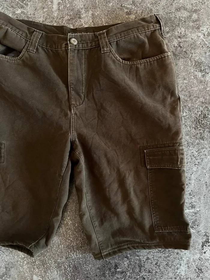 Short jean marron homme WindRiver 38x30 Pantaloncini carpentiere uomo Zimmermannsshorts Herren - photo numéro 2