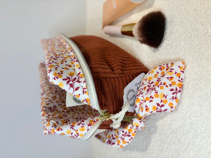 Trousse de toilette Terracotta fleurie - photo numéro 6