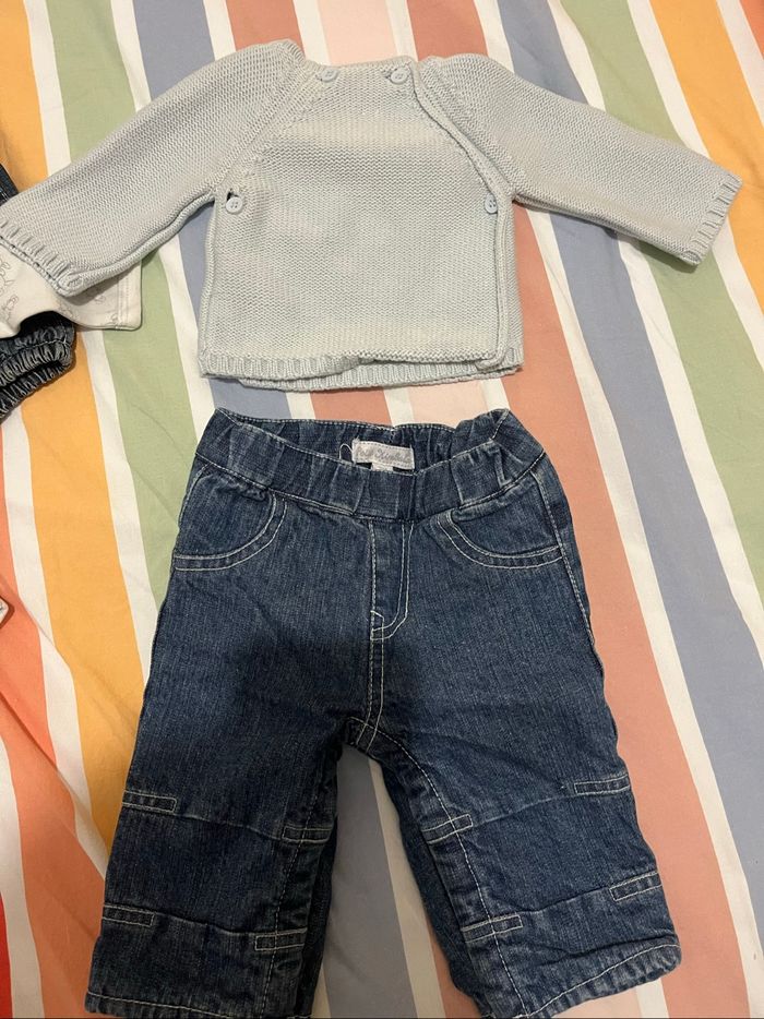 Lot garçon 1mois Kiabi tao tex kimbaloo canari - photo numéro 4