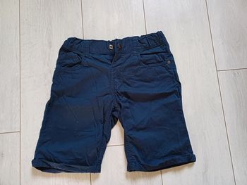 Short 100% coton bleu marine - 10 ans