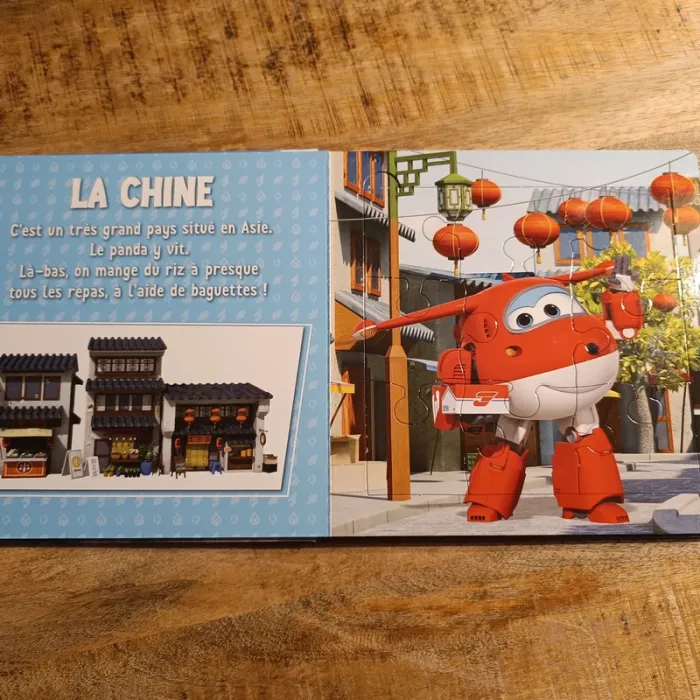 Livre puzzle super wings - photo numéro 5