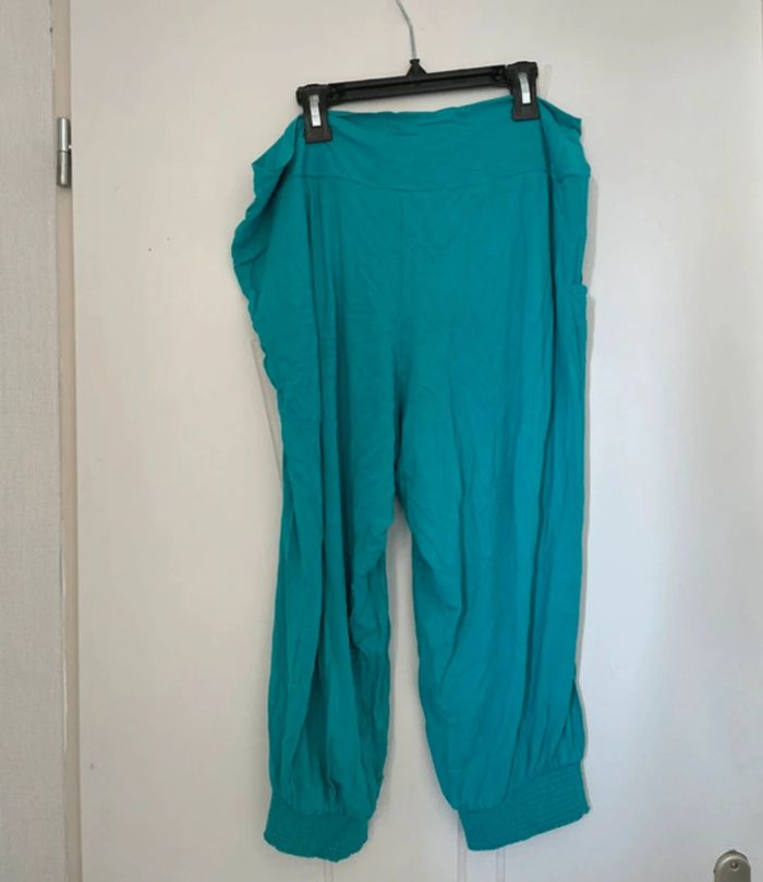 Pantacourt maternité câlin kalin 42-44 turquoise