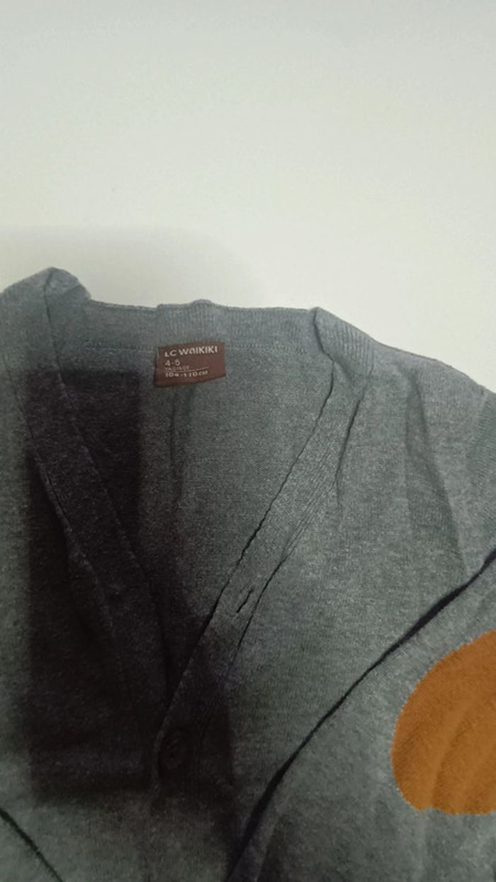 Beau Gillet gris pour garçon 4ans - photo numéro 2