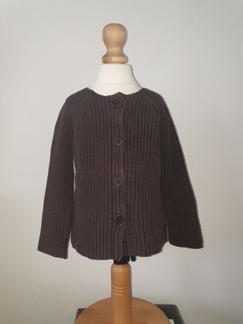 Gilet marron 4 ans Okaidi