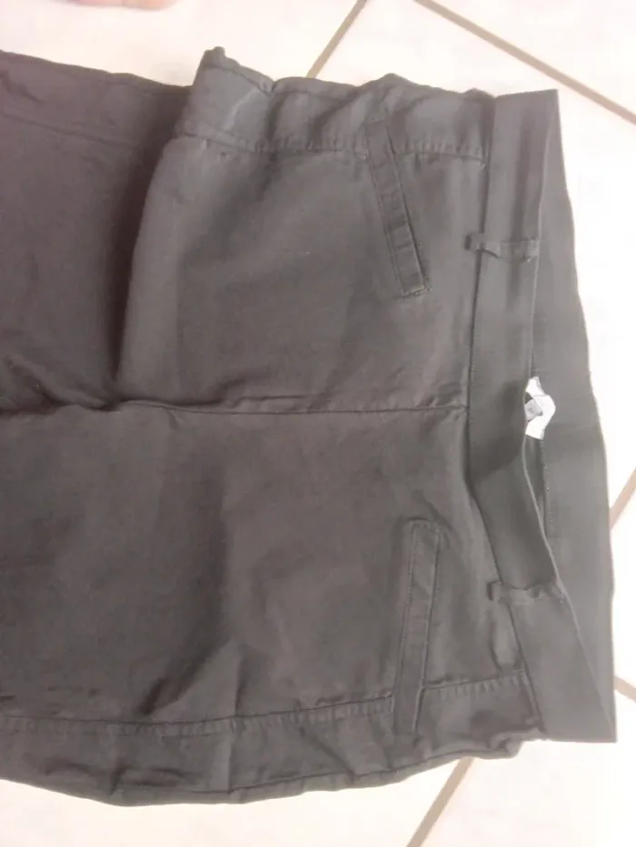 Pantalon léger noir femme taille élastique 48 - photo numéro 9