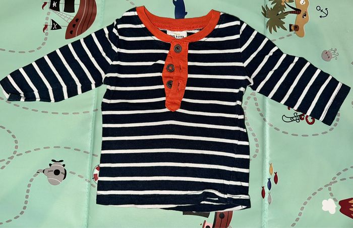 Lot 9 t-shirts manches longues taille 3 mois - photo numéro 5